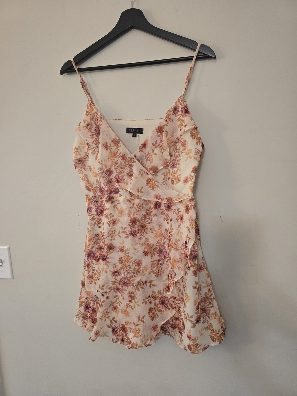 Floral Wrap Sleeveless Romper